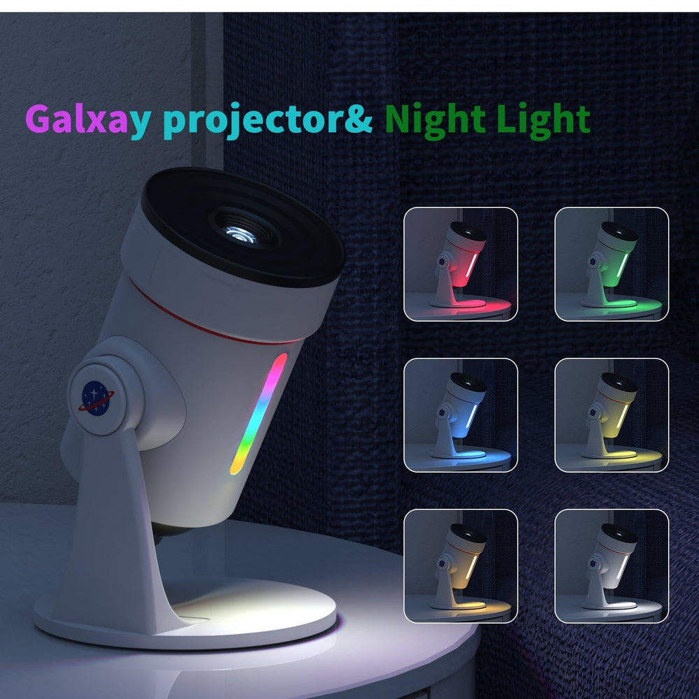 aiyotto star projector night light provides a soft glow for calming evenings.