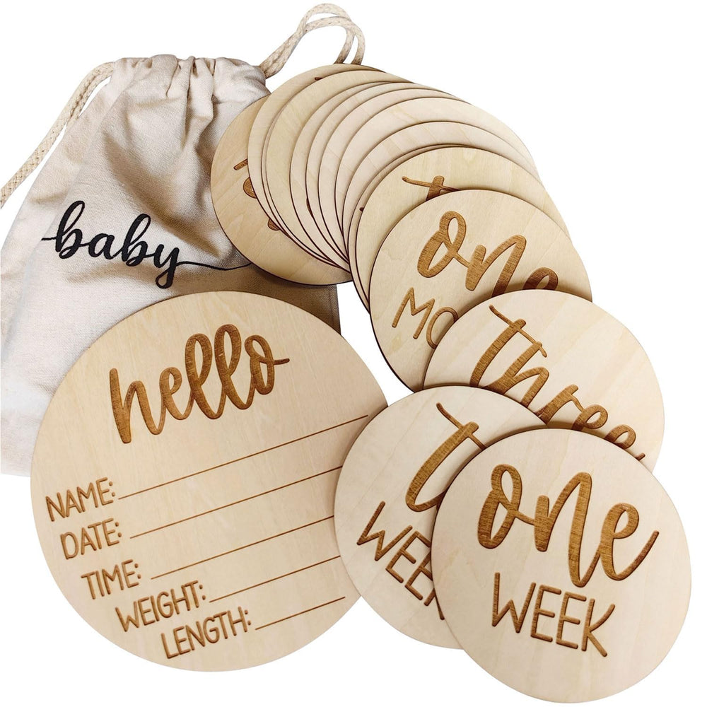 AJDVART nursery decor with boho vibe complements milestone photography.