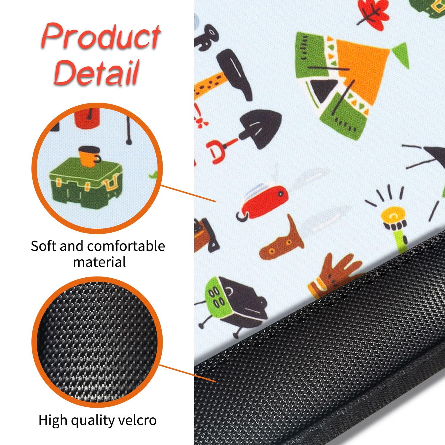 AJLTPA easy-to-install belt cover with magic sticker fits most belts.