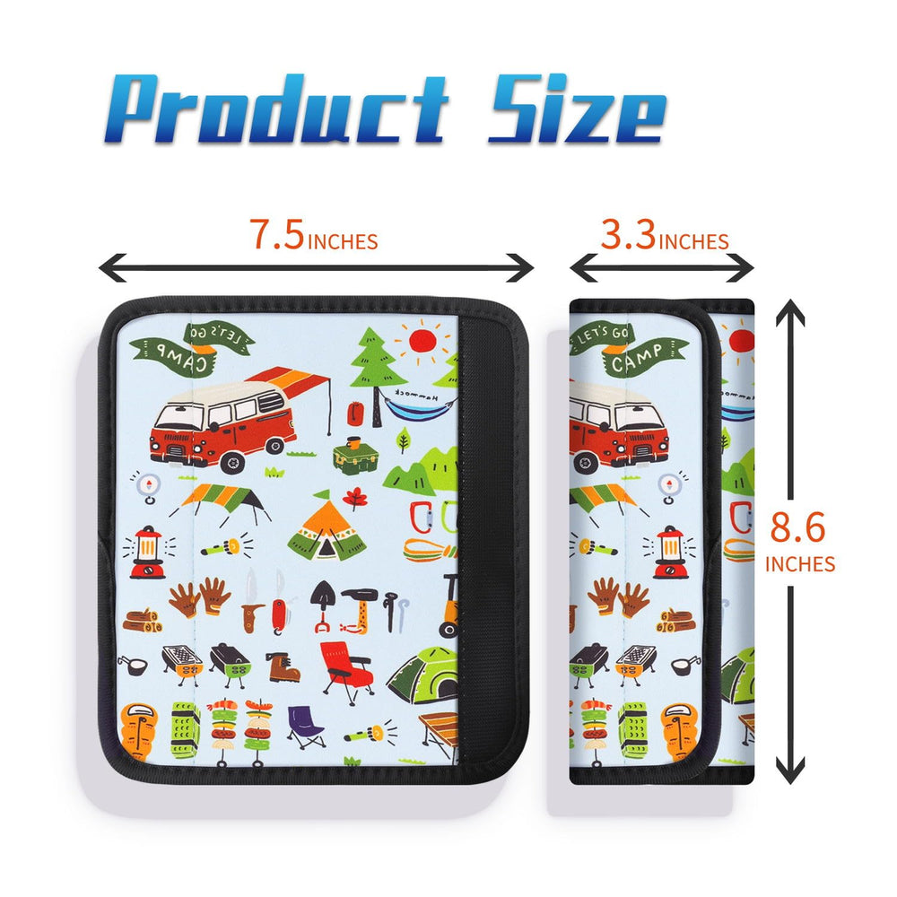 AJLTPA kids seat belt cushion in soft neoprene for comfortable travel.