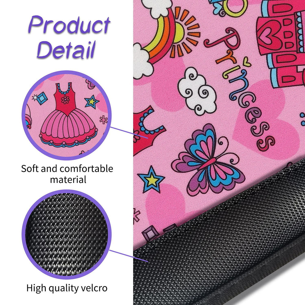 AJLTPA kids belt cover set easy to install with Velcro closure