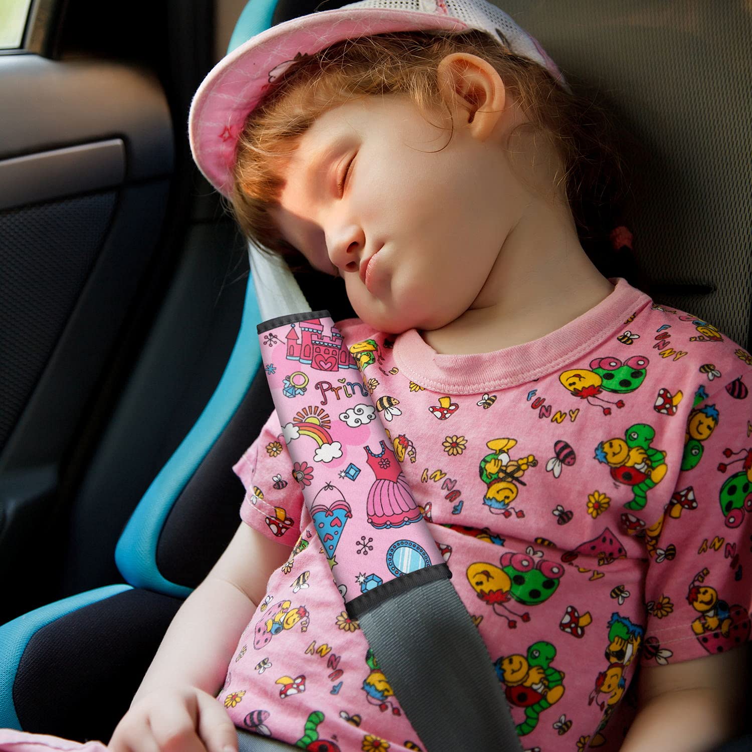 Machine washable AJLTPA seat belt cover for busy families