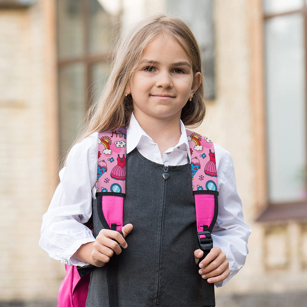 Wide compatibility of AJLTPA belt pads with backpacks and strollers