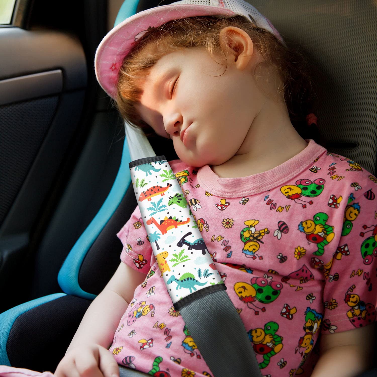 AJLTPA seatbelt cover absorbs sweat for comfortable trips