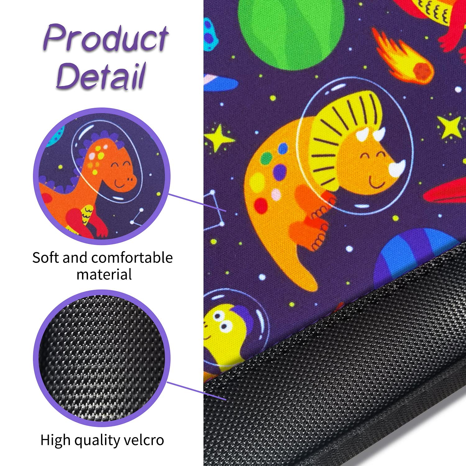 AJLTPA Seatbelt pad with magic sticker for easy install.