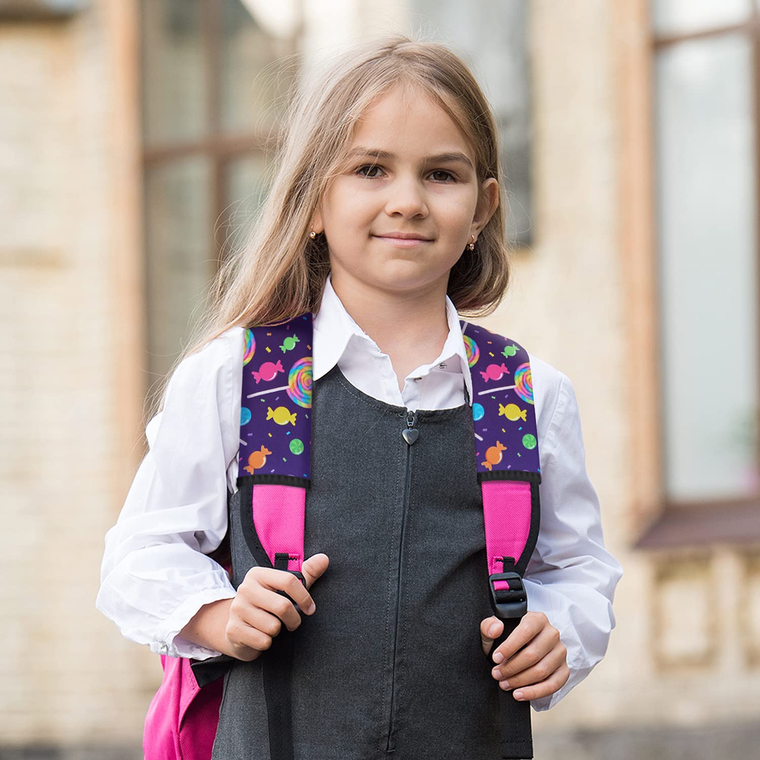 AJLTPA adjustable shoulder-strap pad protects clothing and skin