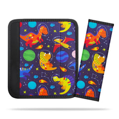AJLTPA Space Dinosaur seatbelt pads 2-pack cushion for kids.