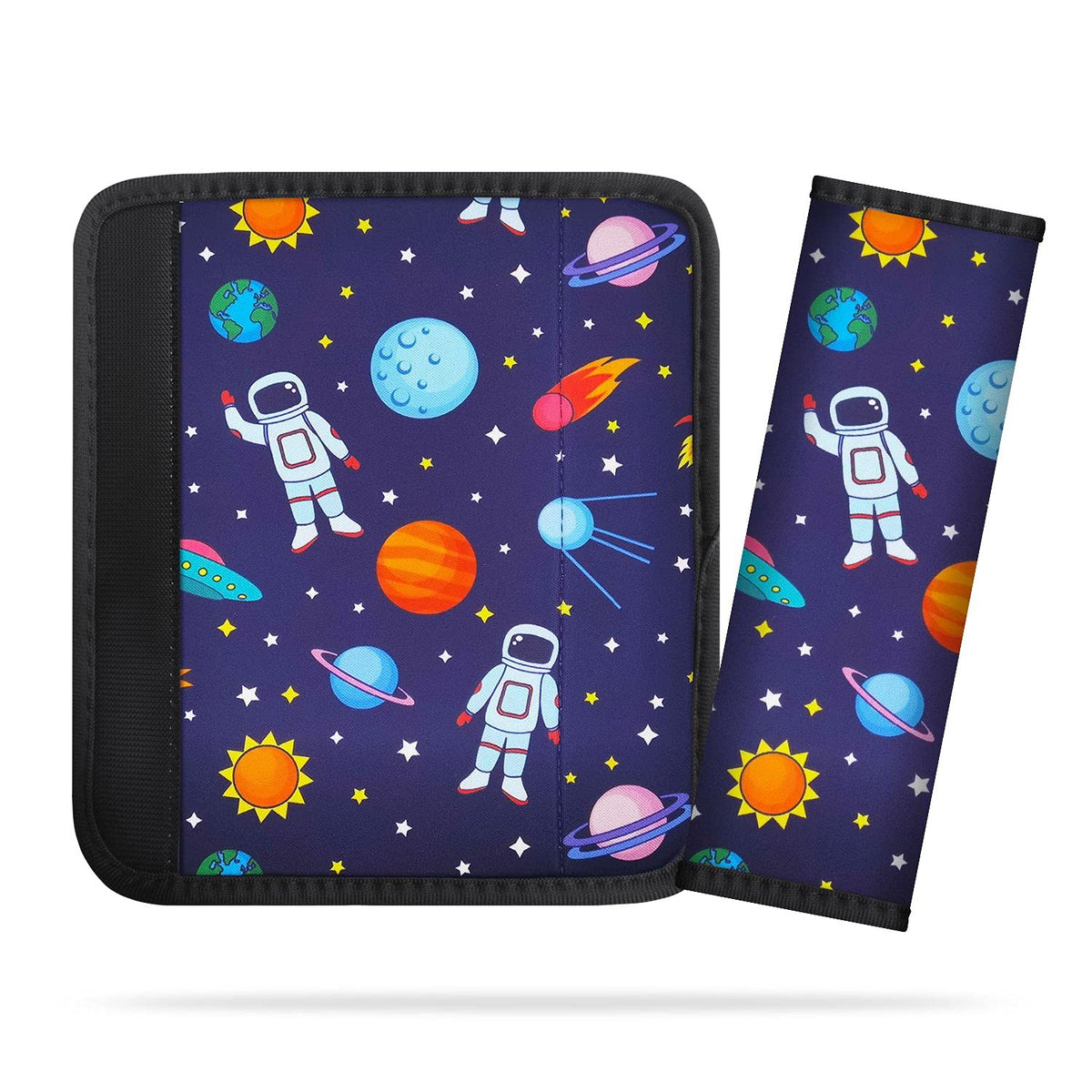 AJLTPA Spaceman seatbelt cover with cute pattern for kids' car rides