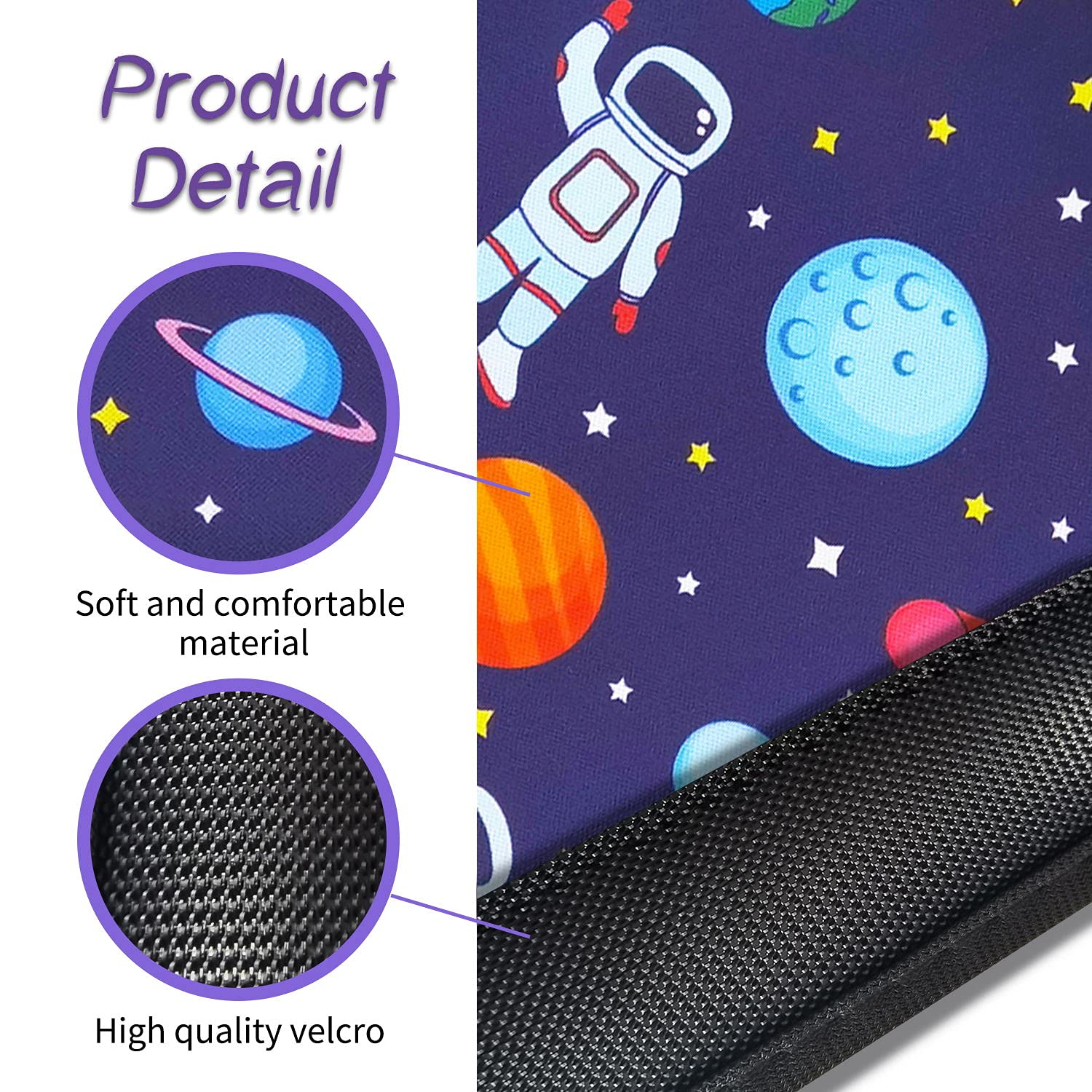 Soft neoprene cushion from AJLTPA Spaceman reduces shoulder friction