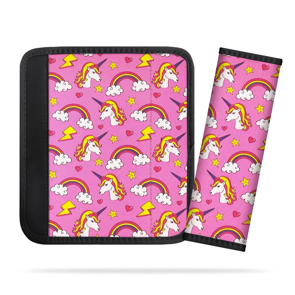 AJLTPA unicorn seat belt cover for kids reduces chafing and adds comfort on road trips.