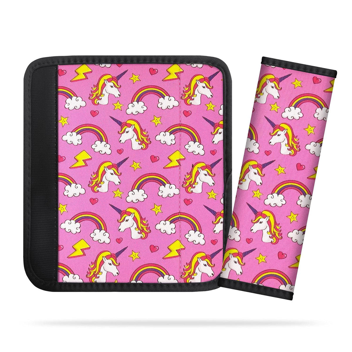 AJLTPA unicorn seat belt cover for kids reduces chafing and adds comfort on road trips.