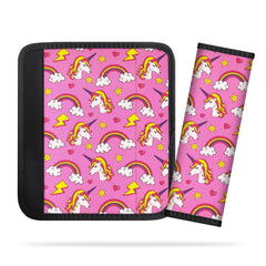 AJLTPA unicorn seat belt cover for kids reduces chafing and adds comfort on road trips.