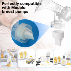 Ajrwiiy BPA-free silicone valve ensures safe, clean milk expression