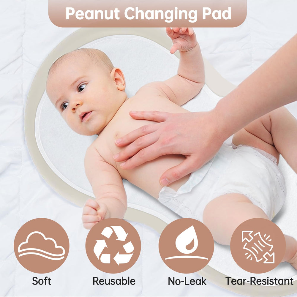 Ajrwiiy Changing Pad Liner Keekaroo fit: snug compatibility for secure diaper changes.