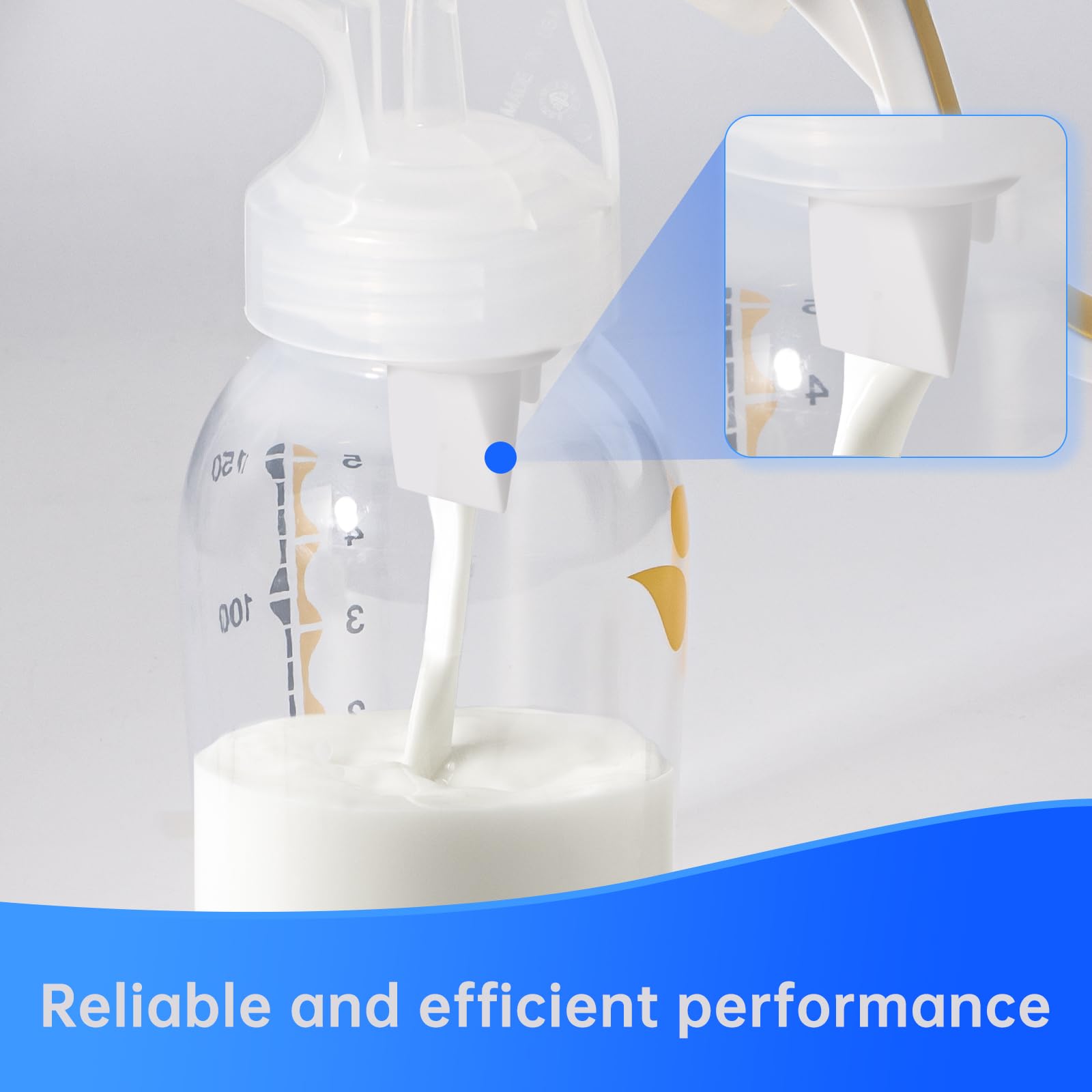 Ajrwiiy easy-clean silicone valve simplifies pump hygiene