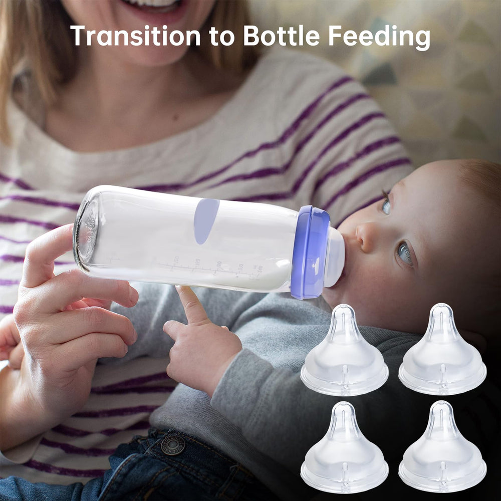 Four-pack Ajrwiiy nipples provide ready replacements for busy households.