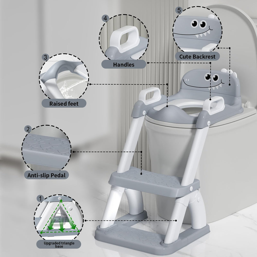 AJVV adjustable-height potty training seat grows with your child.