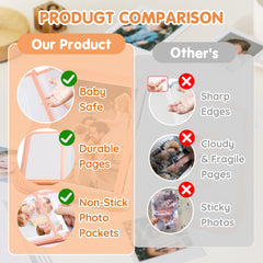 AKAYOK Star hook attachment keeps album portable on stroller or crib