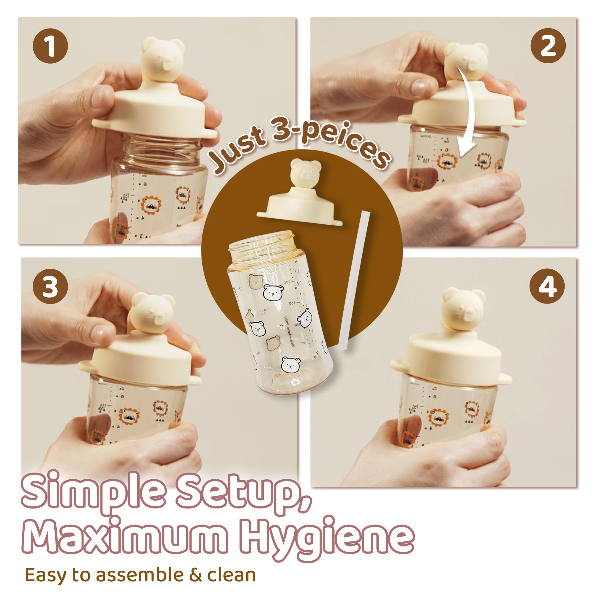 AKIOOM BPA-free toddler cup ensures safe sipping