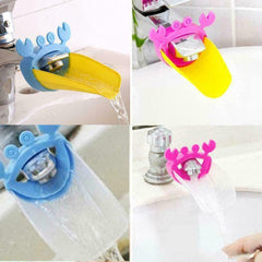 AKOAK crab pink-white faucet extender compact design for travel