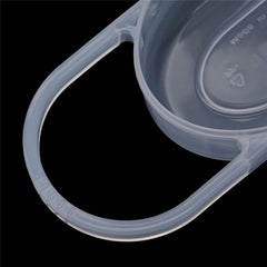 AKOAK pacifier box features a handle-friendly design for hands-free transport.