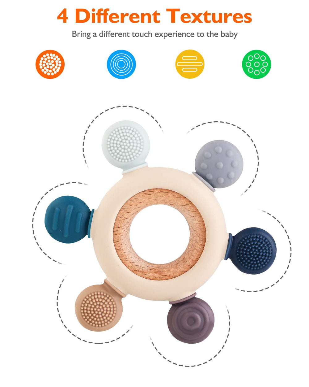 akolik teether is a gift-ready option for baby showers and holidays