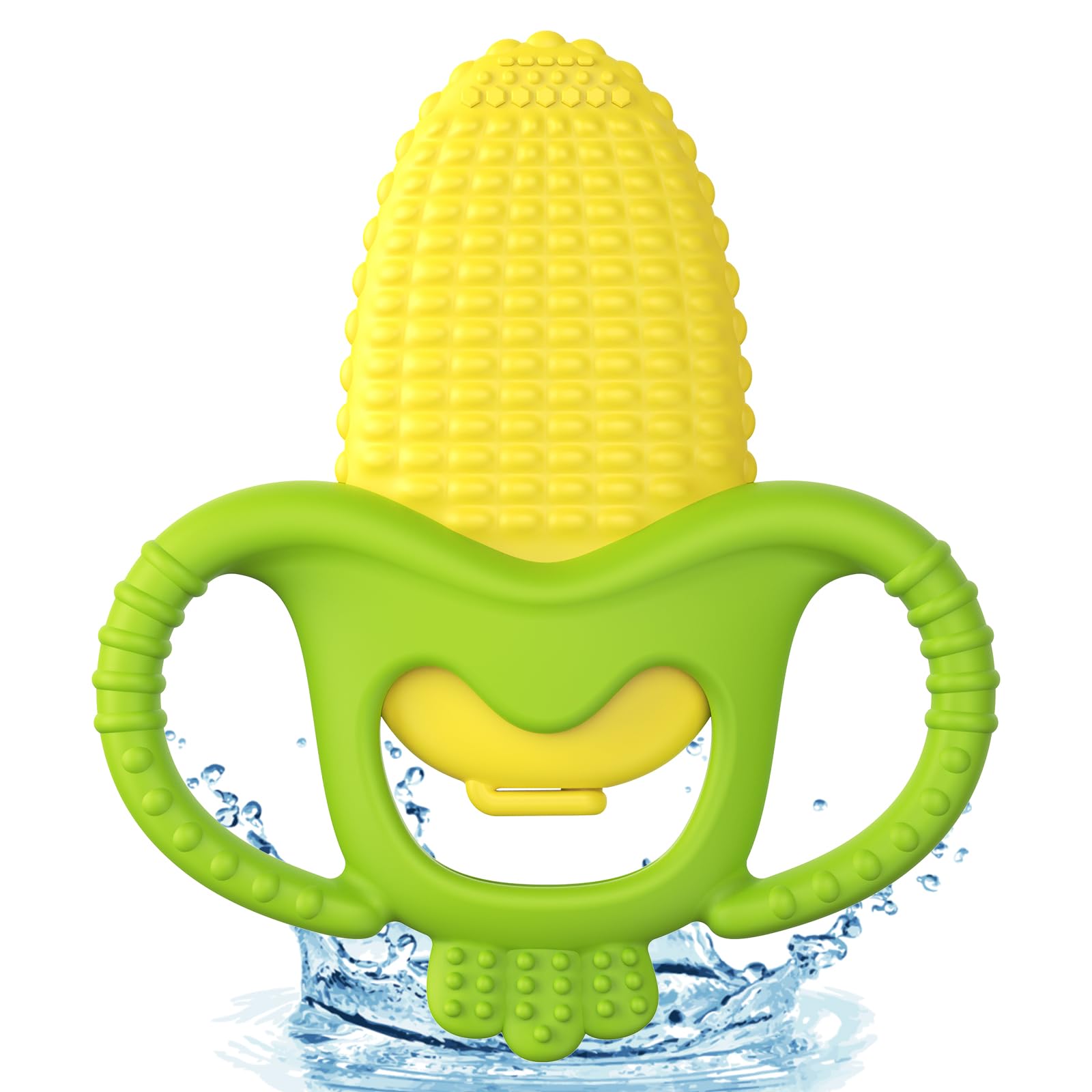 Akolik Corn B teether with massage points soothing tiny gums for babies