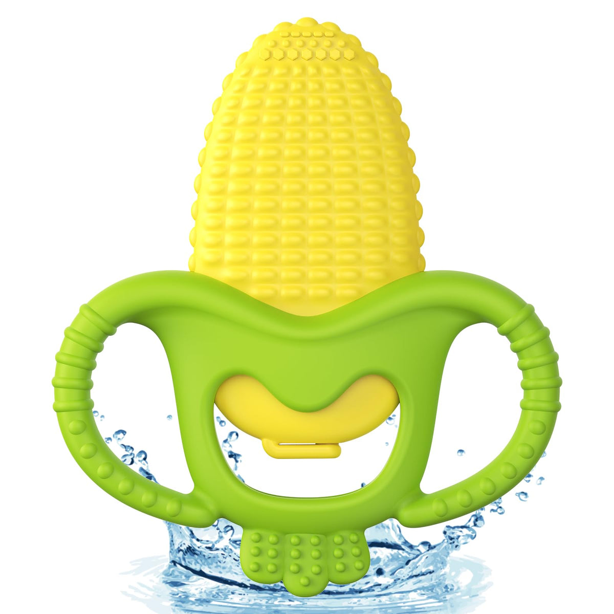 Akolik Corn B teether with massage points soothing tiny gums for babies
