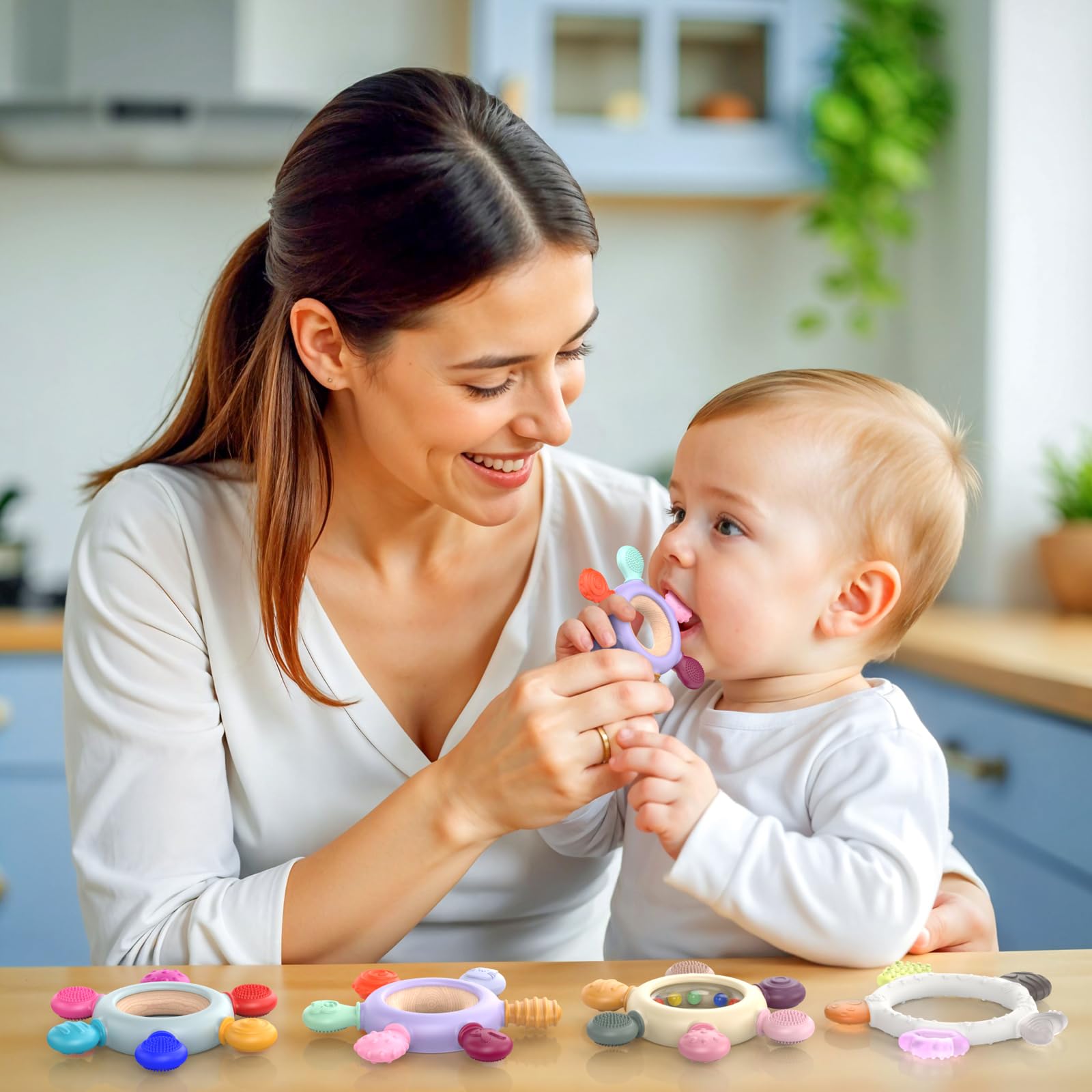 Akolik teething toy makes a thoughtful, practical baby gift.