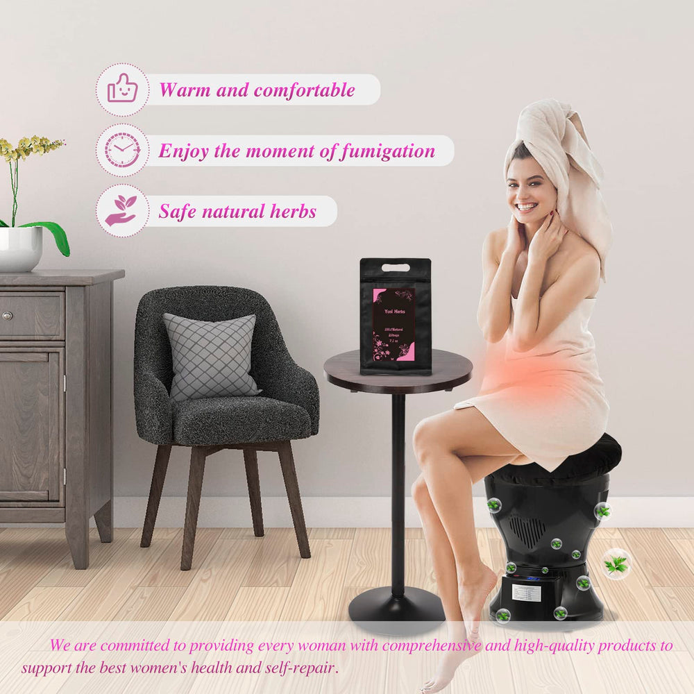 AKSOVA Yoni Seat Kit steaming at home supports private spa moments.