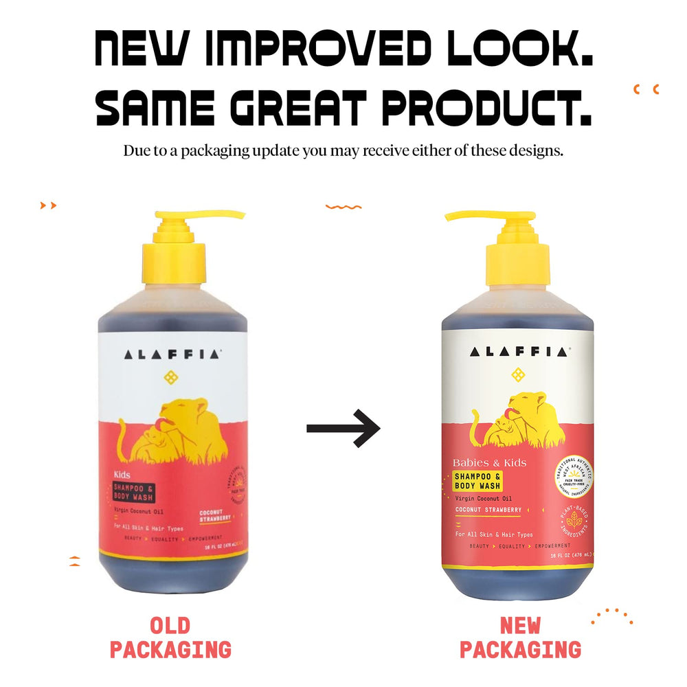 Alaffia baby bath time scene showing mild lather ideal for delicate hair.