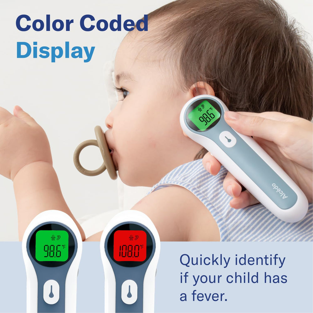 Alcedo forehead mode for children enables gentle, fast readings