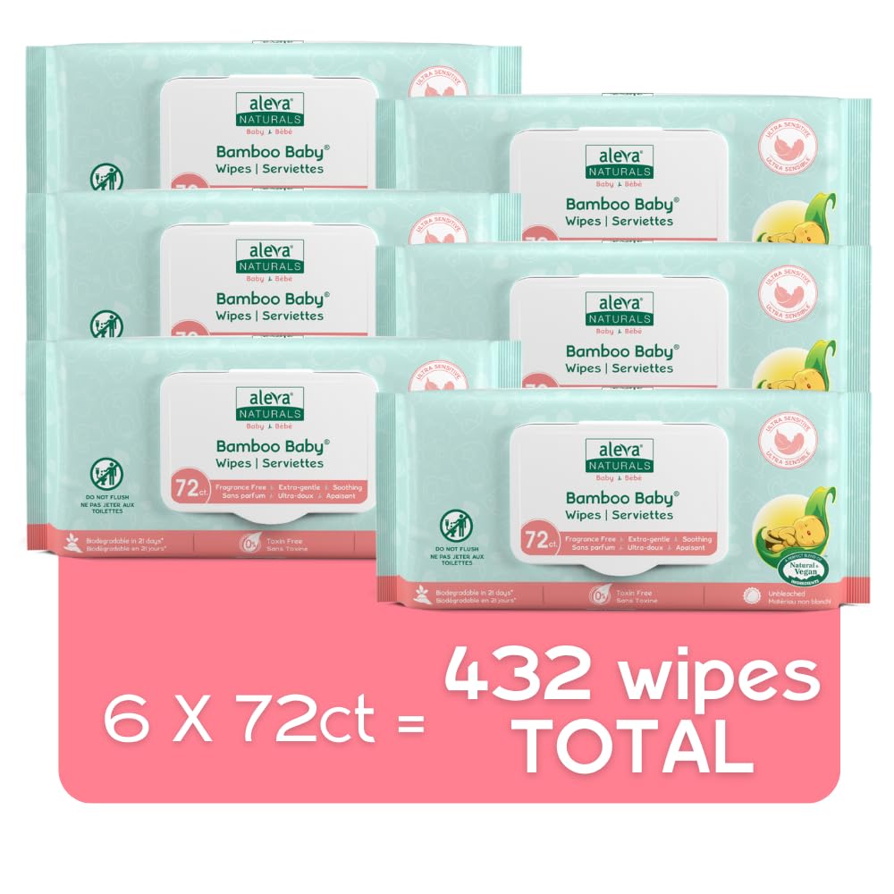 Wipes with ultra-soft, extra-strong bamboo rayon for reliable diaper changes.