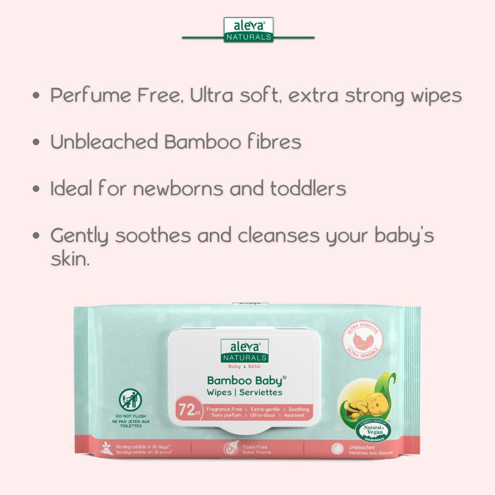 Biodegradable in 21 days, supporting eco-friendly baby care.
