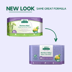 Aleva Naturals wipes with aloe and chamomile soothe delicate skin during cleanups.