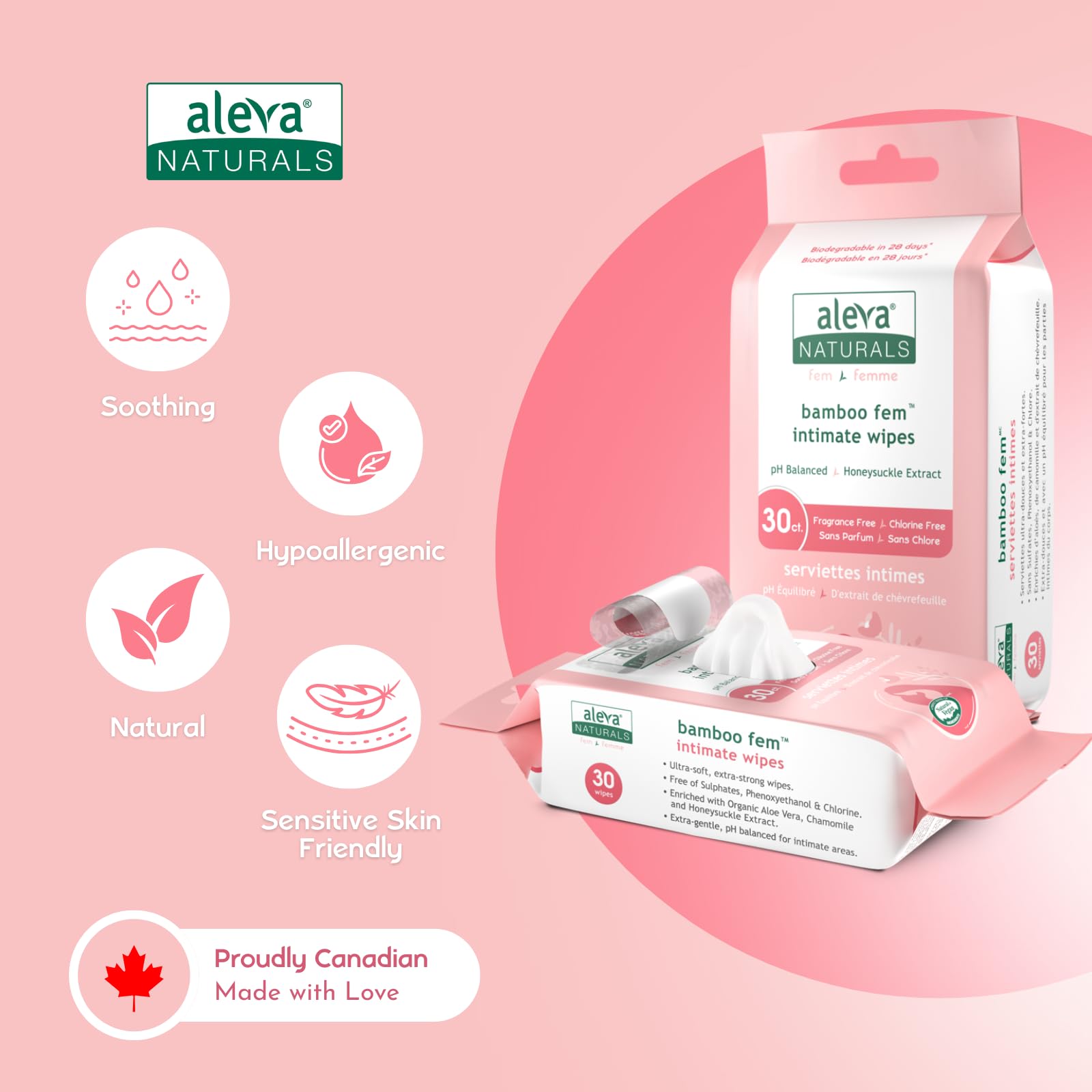Ingredients highlight: Organic Aloe Vera, Chamomile and Tea Tree Oil for soothing use.