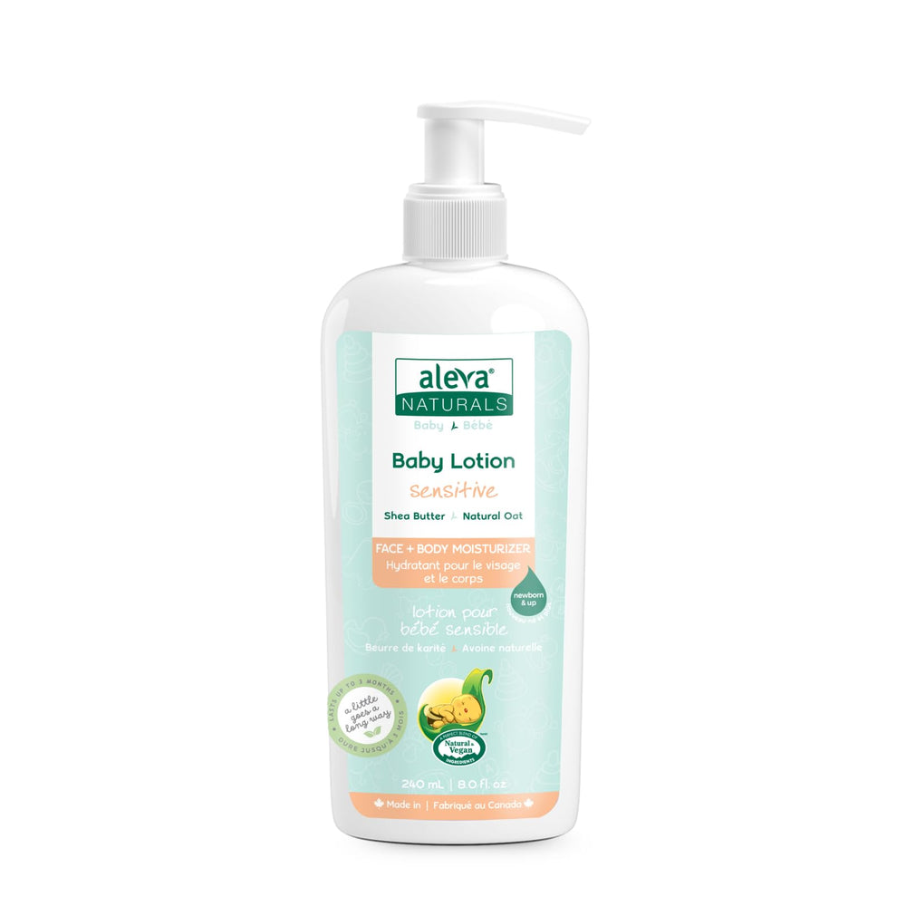 Aleva Naturals Daily Soothing Moisturizer bottle shown, smooths very dry skin with gentle plant-based ingredients.
