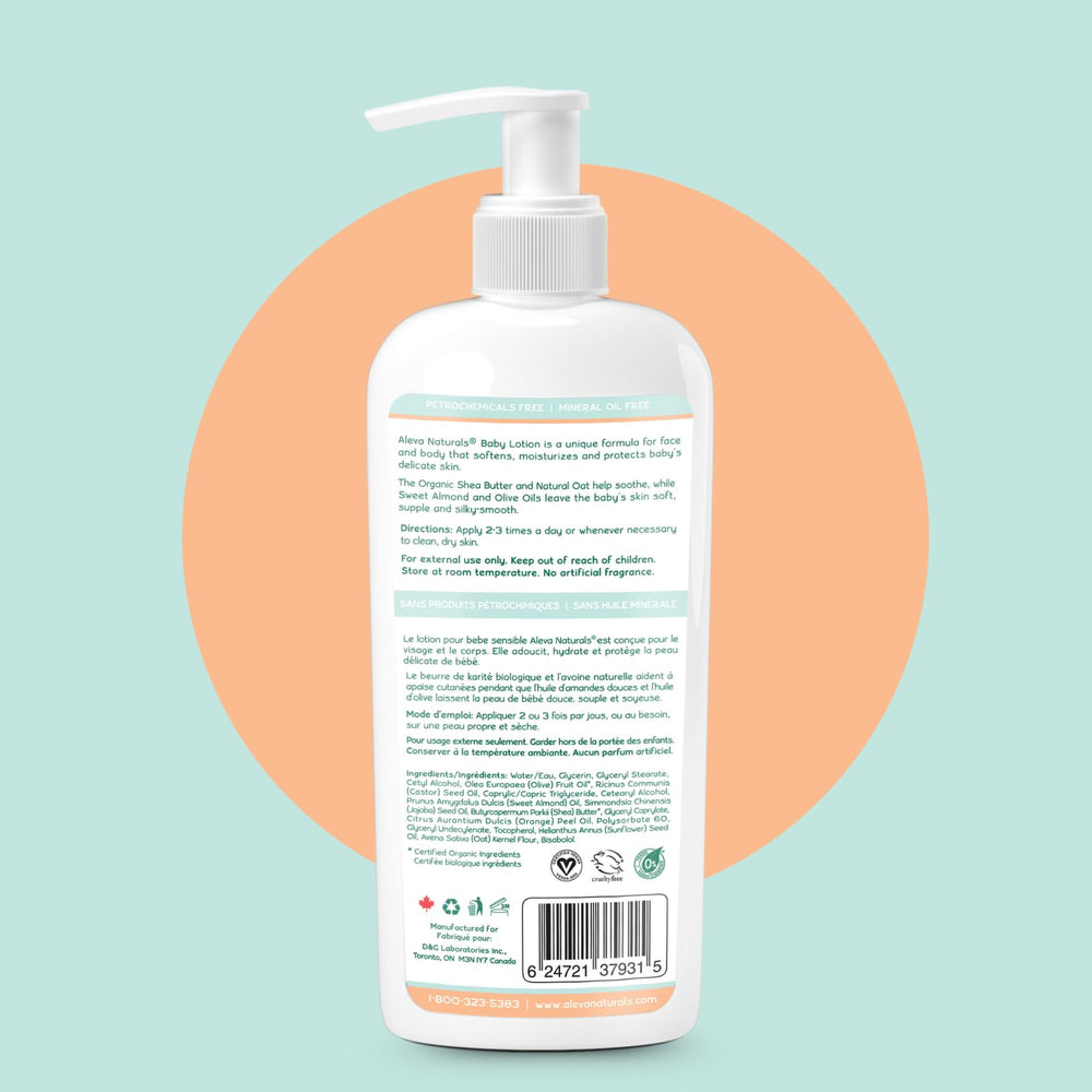 Aleva Naturals Daily Soothing Moisturizer hypoallergenic packaging promotes safe daily use.