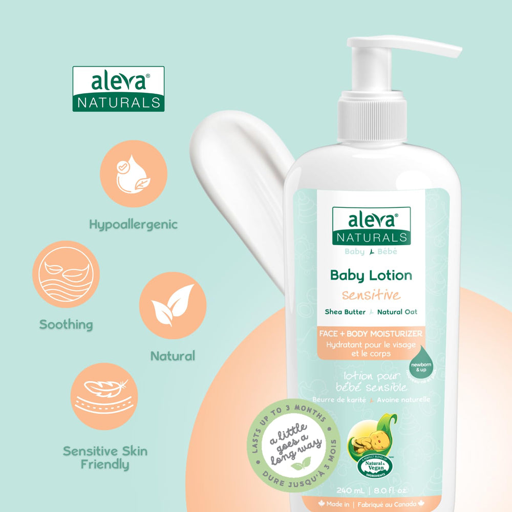 Aleva Naturals Daily Soothing Moisturizer ingredients bowl highlights oatmeal, bisabolol, and vitamin E.