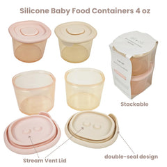 Ali+Oli airtight double-seal lids prevent leaks during transport and storage