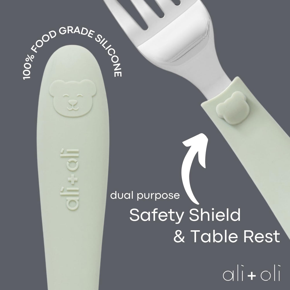 Ali+Oli BPA-free utensils ensure peace of mind during toddler meals
