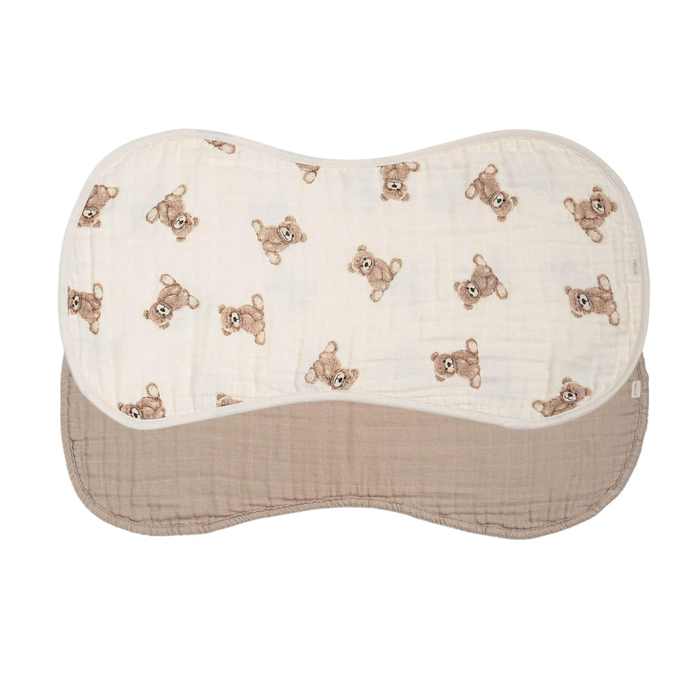 Ali+Oli burp cloths stay soft after washing for daily use.