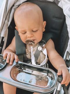 Ali+Oli pacifier clip easy to clean with a damp cloth