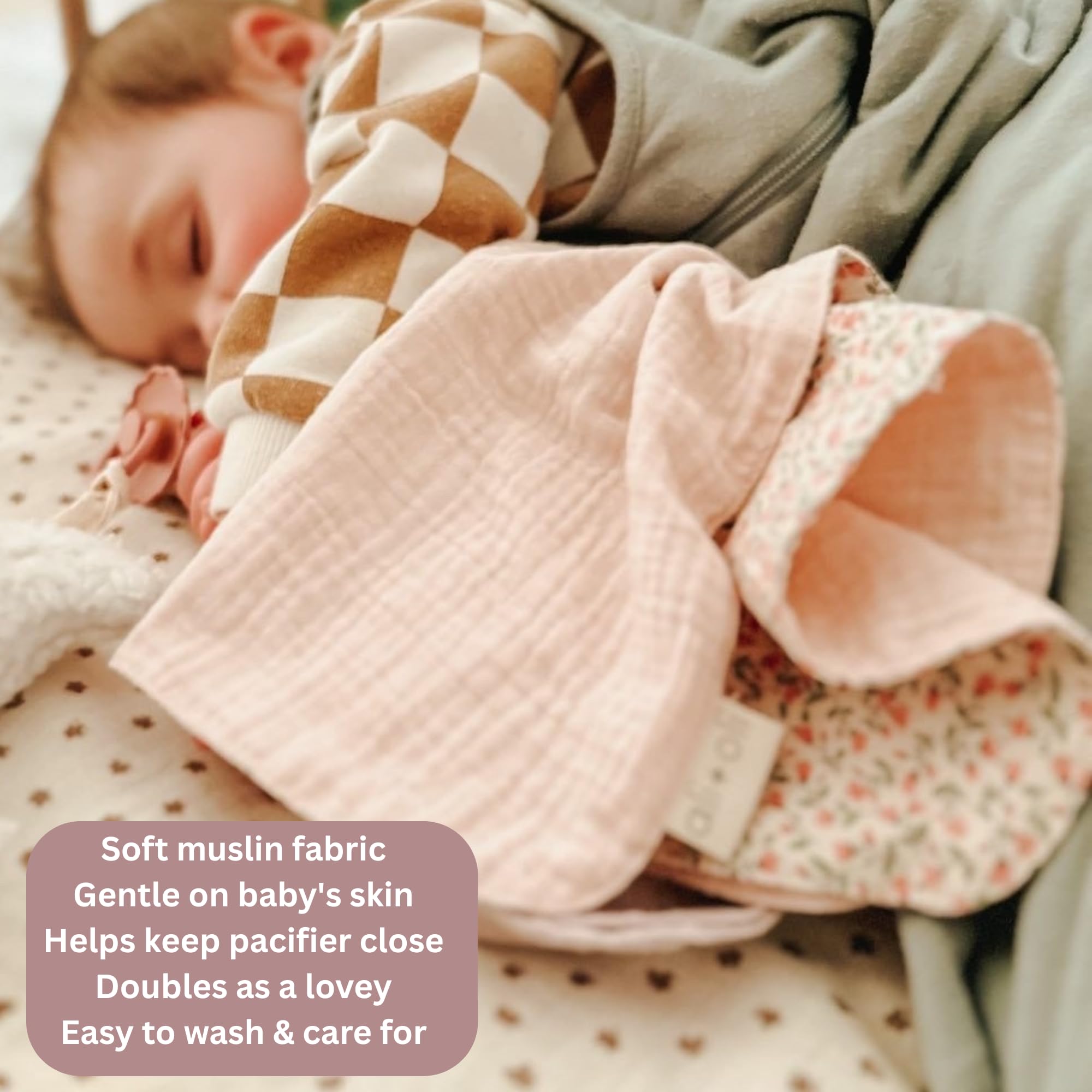 Ali+Oli machine-washable lovey stays soft with every wash.
