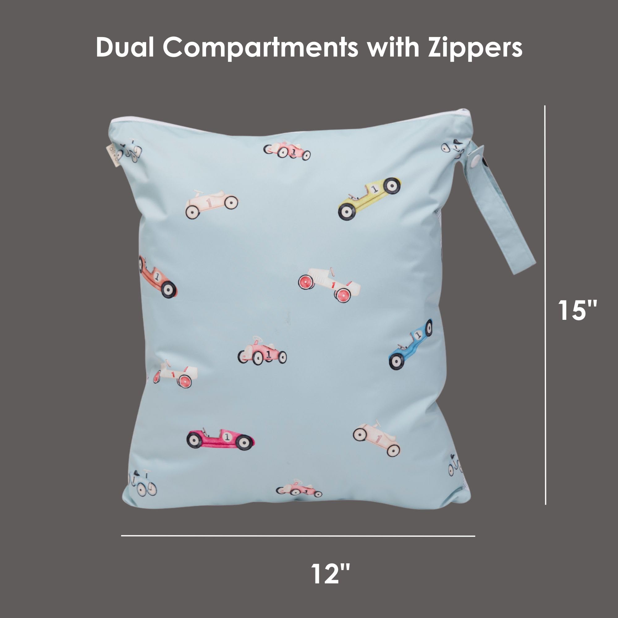 Ali+Oli breathable mesh panels promote airflow and reduce dampness.