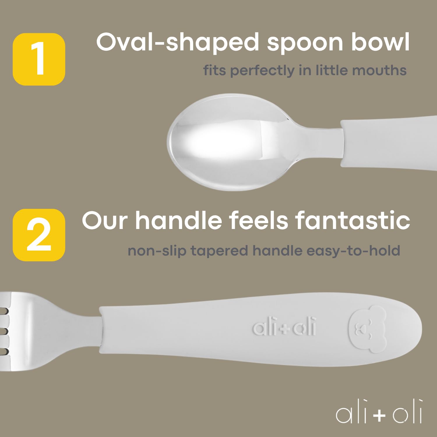 Ali+Oli set is lightweight and portable for on-the-go dining