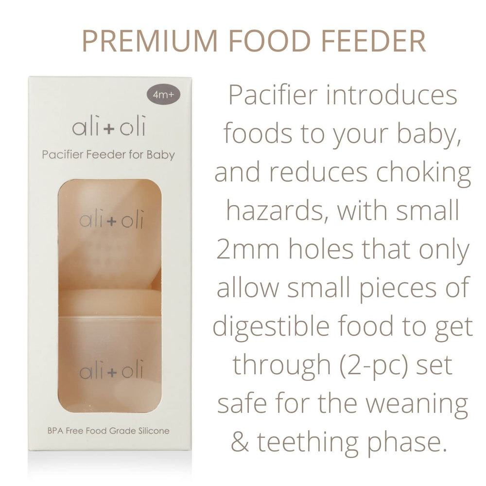 Ali+Oli pacifier-case holder keeps feeders organized and portable.