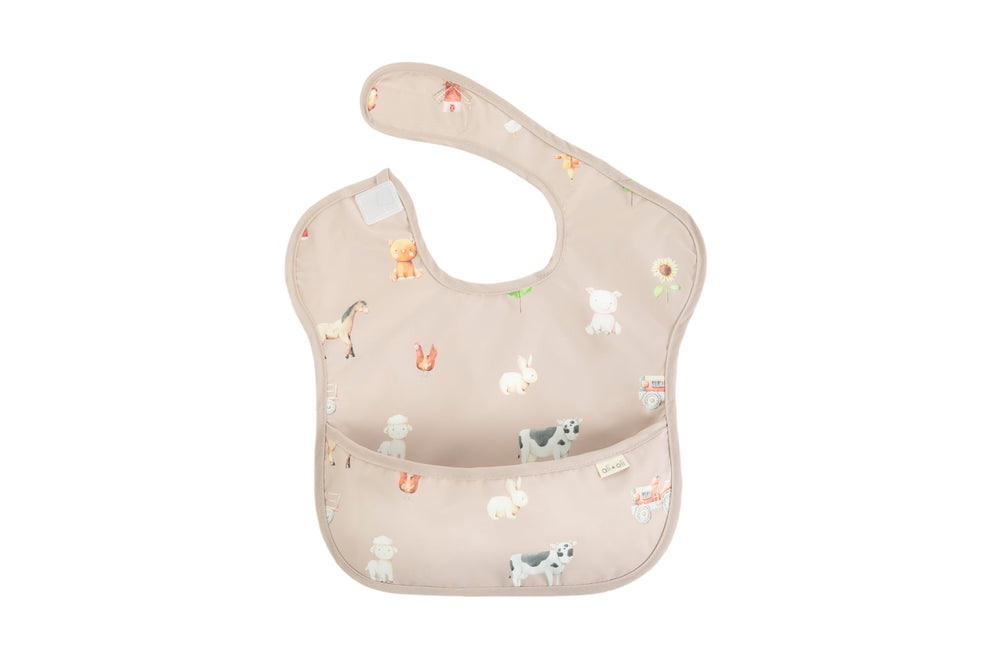 Ali+Oli Smock Bib ideal for baby showers and newborn welcomes.