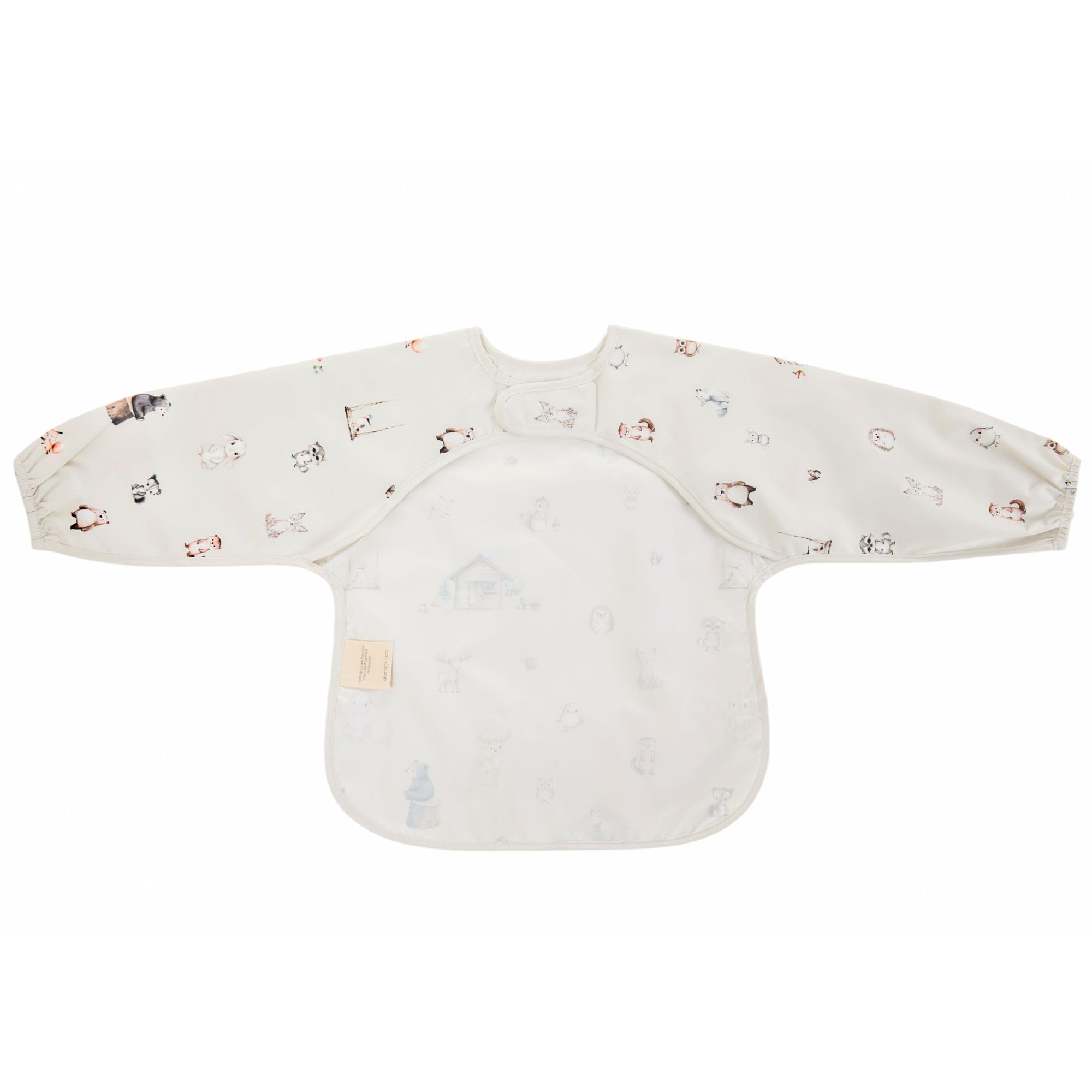 Ali+Oli Smock Bib is lightweight yet durable for busy days.