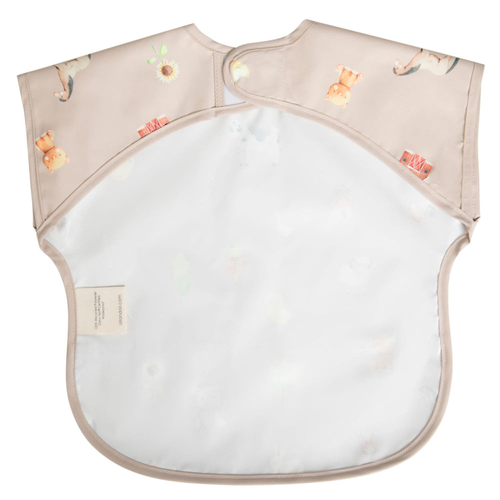 Ali+Oli Smock Bib machine-washable label